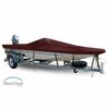 Eevelle Boat Cover JON STYLE BASS BOAT, Outboard Fits 15ft 6in L up to 80in W Burgundy SCJB1580B-BRG
